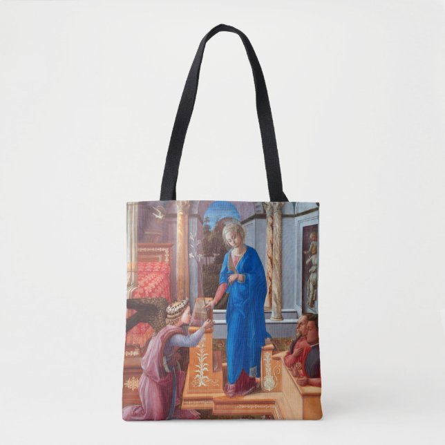 Bolsa Tote A anunciação, Filippo Lippi, 1440 (Frente)