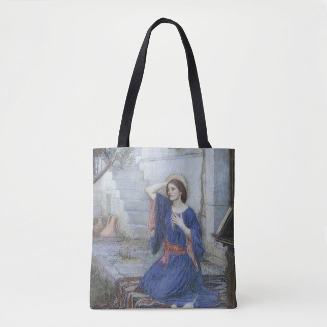 Bolsa Tote A Anunciação por John William Waterhouse (Frente)