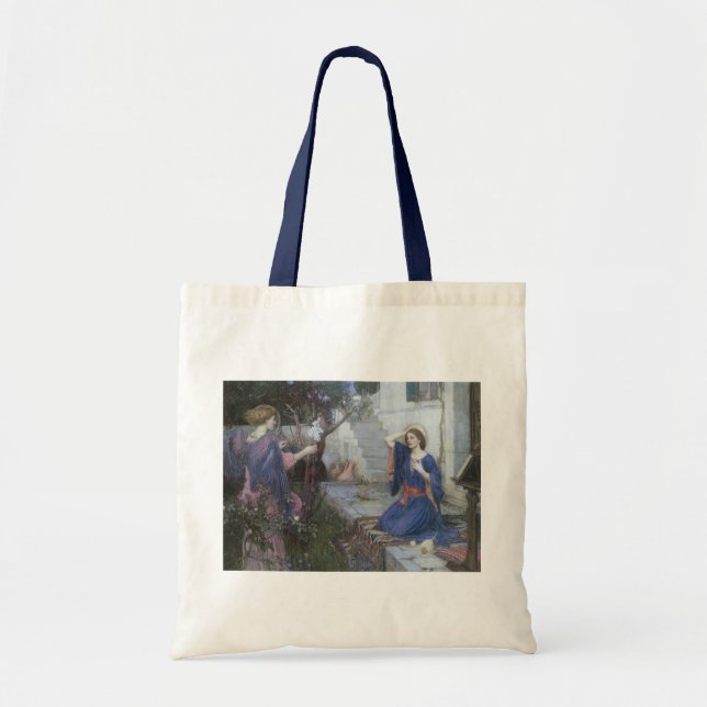 Bolsa Tote A Anunciação por John William Waterhouse (Frente)
