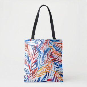 Bolsa Tote A aquarela deixa um padrão sem descontinuidades