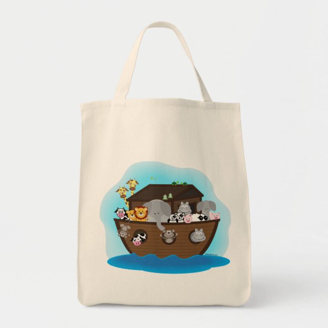 Bolsa Tote A arca de Noah (Frente)