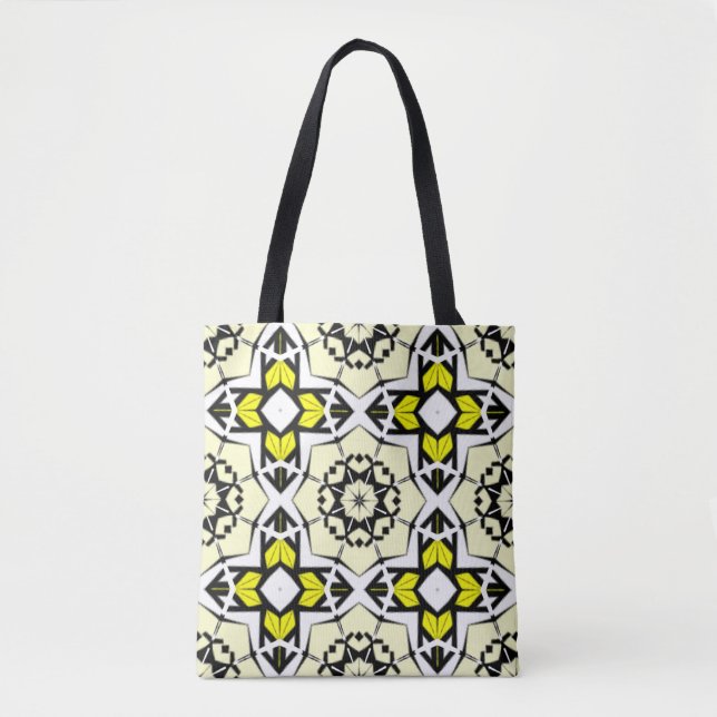 Bolsa Tote A arte caleidoscópica do volume um a vinte (Frente)