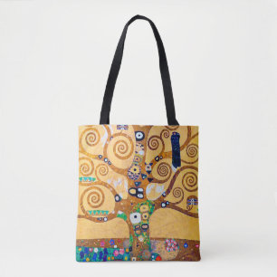 Bolsa Tote A árvore da vida (detalhes), Klimt