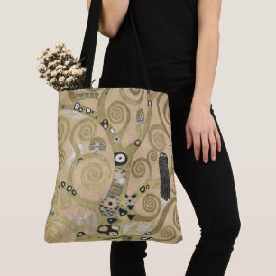 Bolsa Tote A Árvore da Vida, Pintura a Óleo de Gustav Klimt