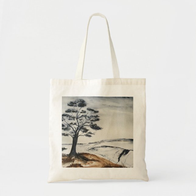 Bolsa Tote A Árvore Solitária (Frente)