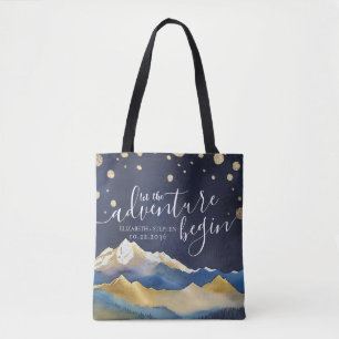 Bolsa Tote A Aventura Começa O Casamento Das Montanhas Waterc