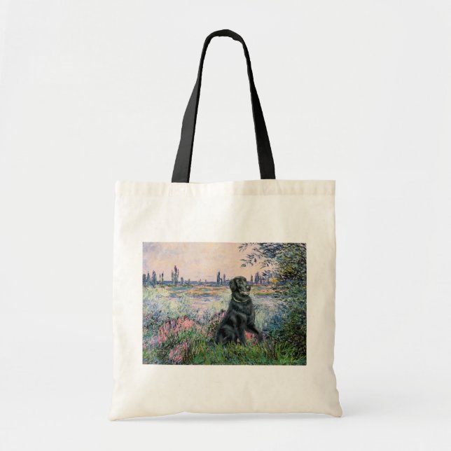 Bolsa Tote À Beira do Sena - Retriever de Capa Lisa (Frente)