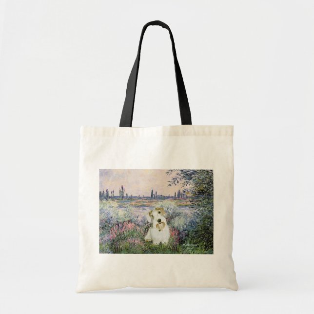 Bolsa Tote À beira do Sena - Sealyham Terrier (Frente)