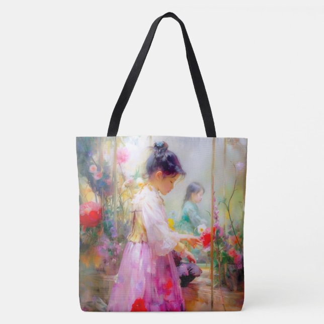 Bolsa Tote A Beleza das Flores (Frente)