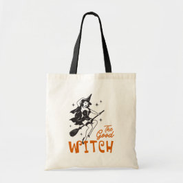 Bolsa Tote A Bruxa Boa Vintage Halloween