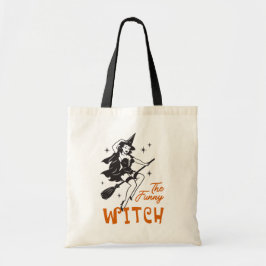 Bolsa Tote A Bruxa Divertida Vintage Halloween 