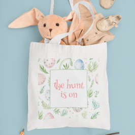 Bolsa Tote A Caça Está Ligada | Ovos de Páscoa & Verde | PÁSC