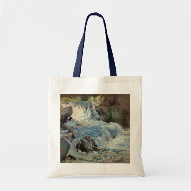 Bolsa Tote A Cachoeira de Twachtman, Impressionismo Antigo (Frente)
