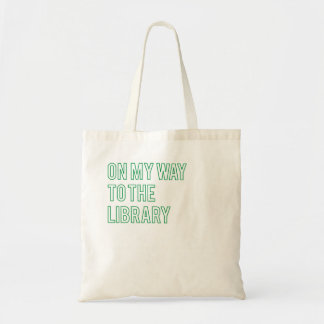 Bolsa Tote A Caminho Da Biblioteca