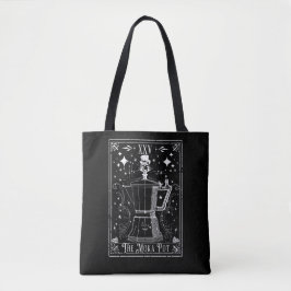 Bolsa Tote A Carta de Tarot do Café Moka Pot