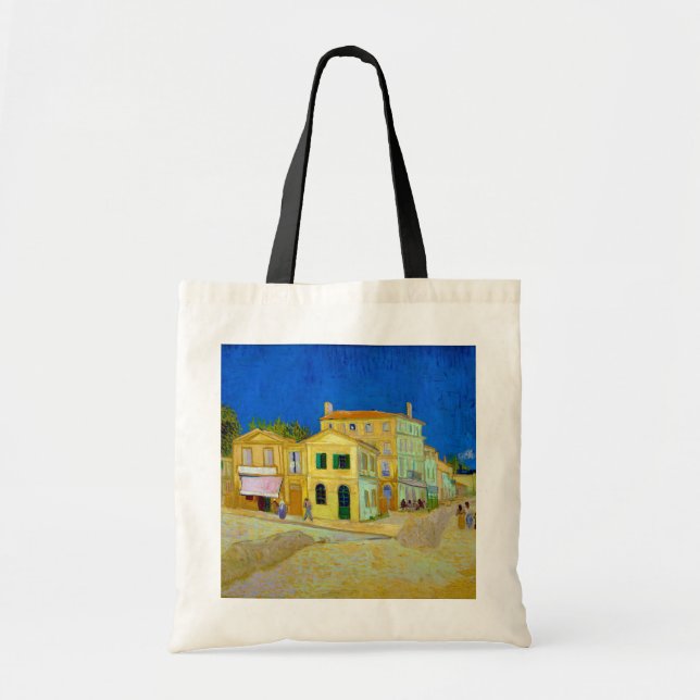 Bolsa Tote A Casa Amarela, Van Gogh (Frente)