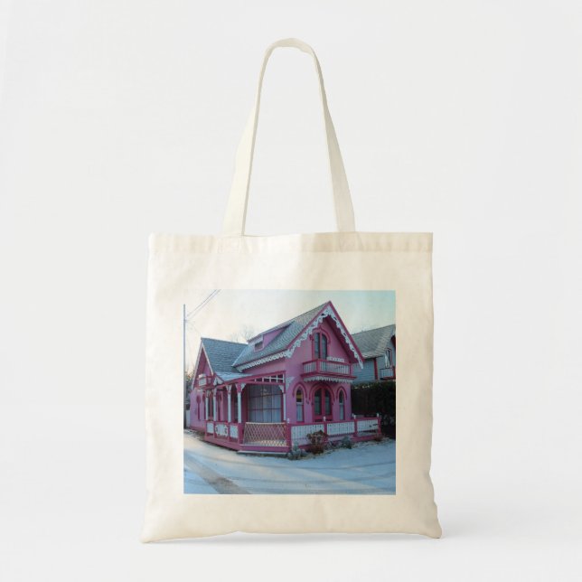 Bolsa Tote A Casa Rosa em Neve - Vinha de Martha (Frente)