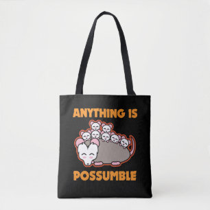 Bolsa Tote A chalaça engraçada qualquer coisa do gambá do