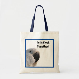 Bolsa Tote A Cockatoo do Dia da Amizade Junta Foto Engraçada