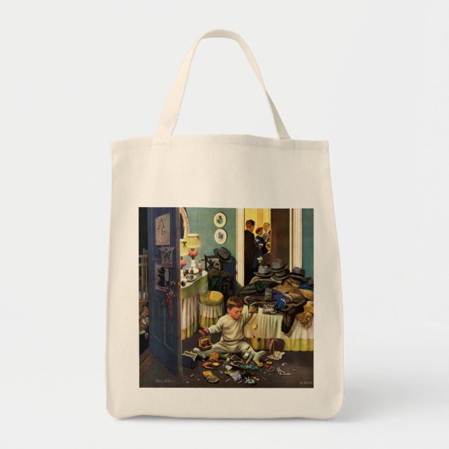 Bolsa Tote A criança esvazia bolsas (Frente)