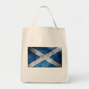 Bolsa Tote A cruz de St Andrew do grunge de Scotland