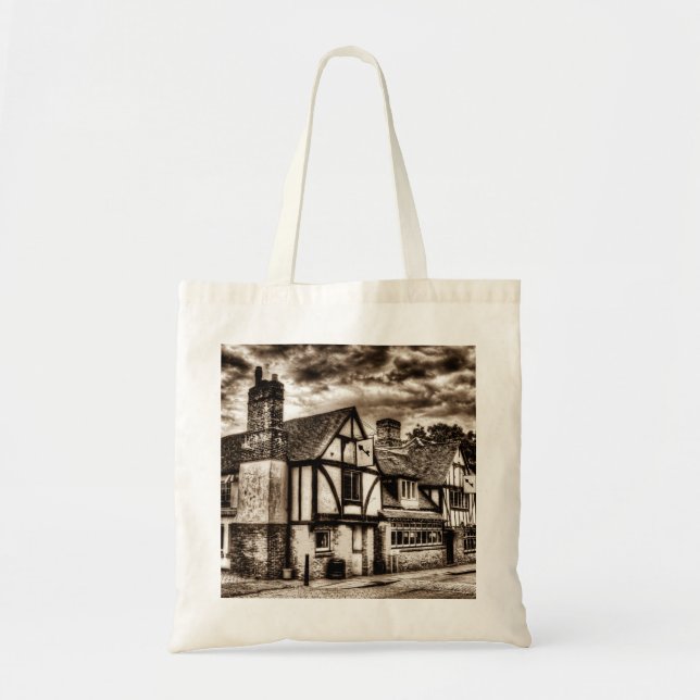 Bolsa Tote A cruz fecha o bar Dagenham (Frente)