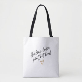 Bolsa Tote A Cura Parece Silenciosa, Não Alta