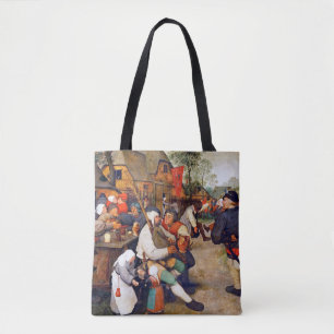 Bolsa Tote A dança camponesa, Pieter Bruegel
