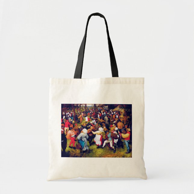 Bolsa Tote A dança do casamento, Pieter Bruegel (Frente)