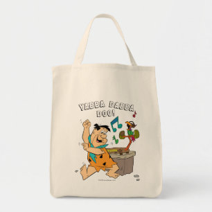 Bolsa Tote A dança do Flintstone dos Flintstones   Fred