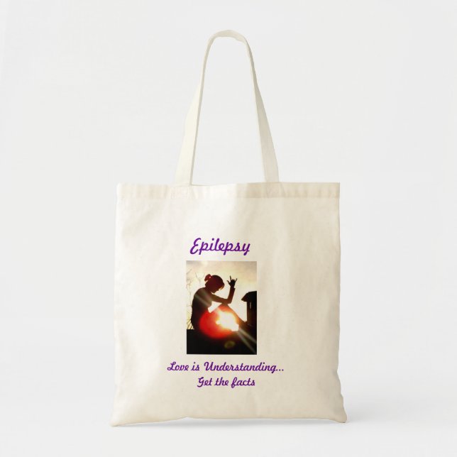 Bolsa Tote A epilepsia, amor é…. (Frente)