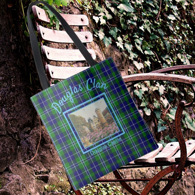 Bolsa Tote A escocesa de pintura do castelo de Douglas Clan B (Criador carregado)