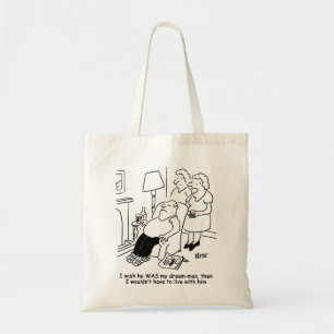 Bolsa Tote A esposa desejava que o marido dela fosse o homem