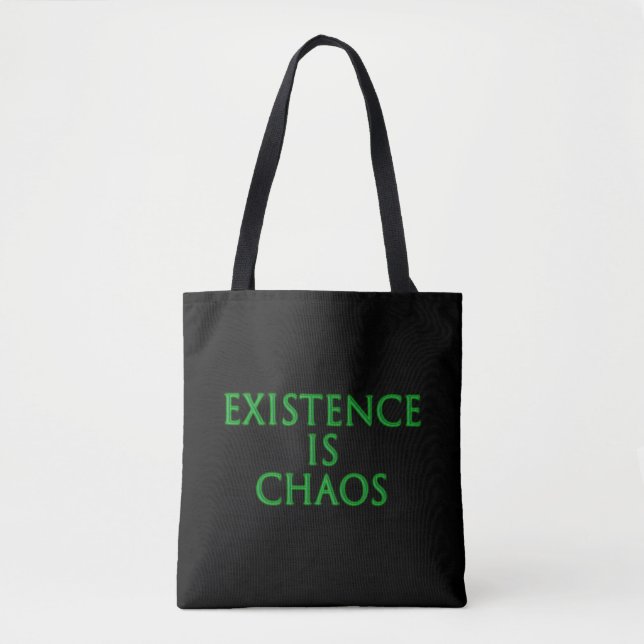 Bolsa Tote A Existência É Chaos Loki (Frente)
