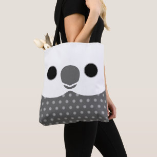 Bolsa Tote A face de um cockatiel macho Pearl de rosto branco