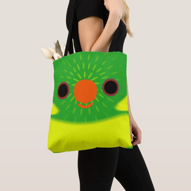 Bolsa Tote A face de um lorikeet-folha (Close Up)