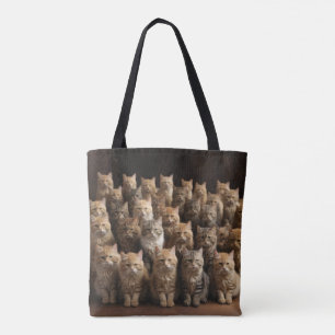 Bolsa Tote a família dos gatos