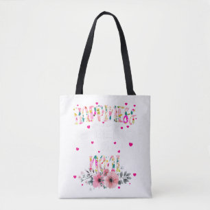 Bolsa Tote A Felicidade É Um Dia de as mães Noni Floral Mimi