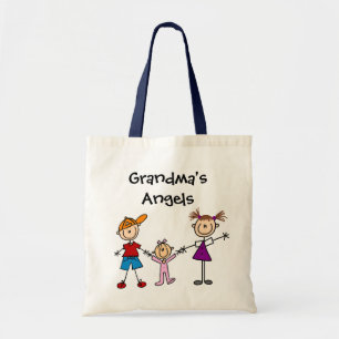 Bolsa Tote A figura personalizada da vara caçoa a sacola da