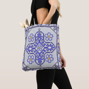 Bolsa Tote A flor armênia