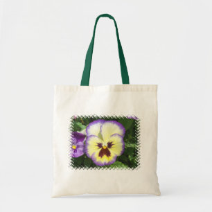 Bolsa Tote A flor do amor perfeito representa a sacola