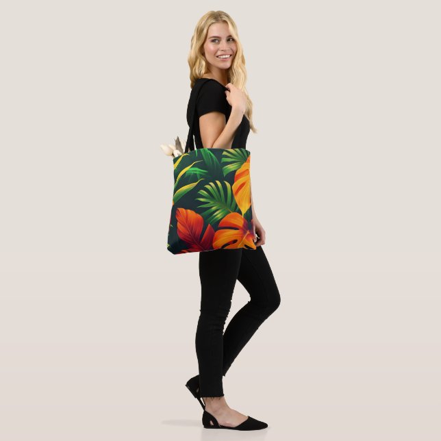 BOLSA TOTE A FOLHA DEIXA A NATUREZA JARDIM (No(a) Modelo)