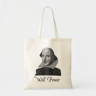 Bolsa Tote A força de vontade de William Shakespeare