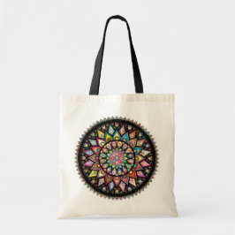Bolsa Tote A gama de cores de mandala
