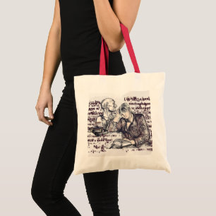 Bolsa Tote A garota lendo um livro