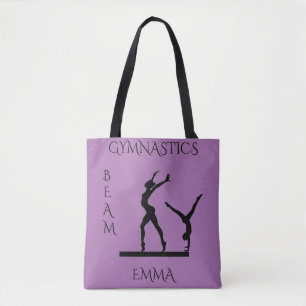 Bolsa Tote A ginástica deu um nome personalizado.