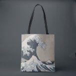 Bolsa Tote A grande onda de Kanagawa por Katsushika Hokusai<br><div class="desc">ImageID: 42-22746587/a coleção da galeria/Corbis/grande onda de Kanagawa por Katsushika Hokusai/</div>