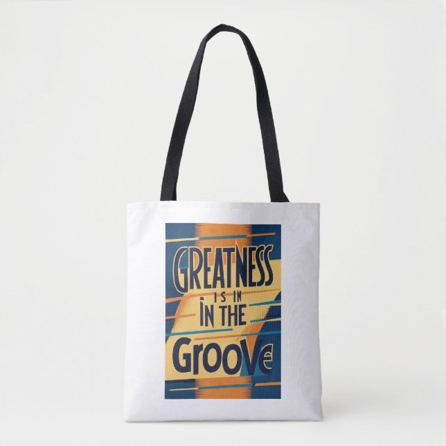 Bolsa Tote A Grandeza Está No Ritmo (Frente)