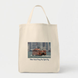 Bolsa Tote A história da Staten Island Ferry New York Tote B