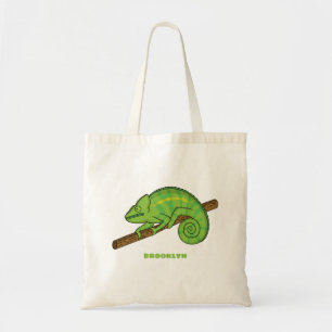 Bolsa Tote A ilustração do camaleão de Parson 